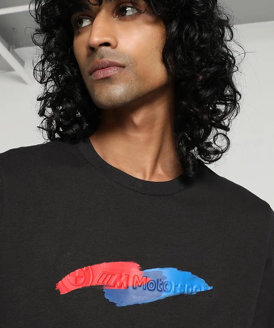 Puma BMW M Motorsport Relaxed Fit T-Shirt In Black