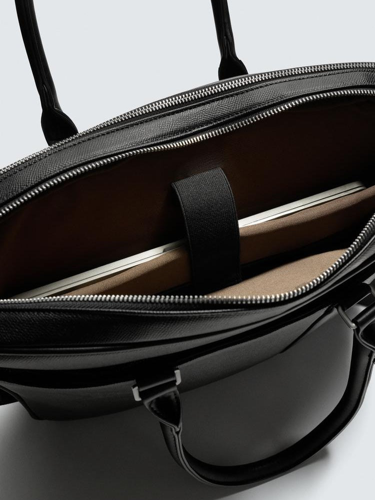 Zara Textured Briefcase