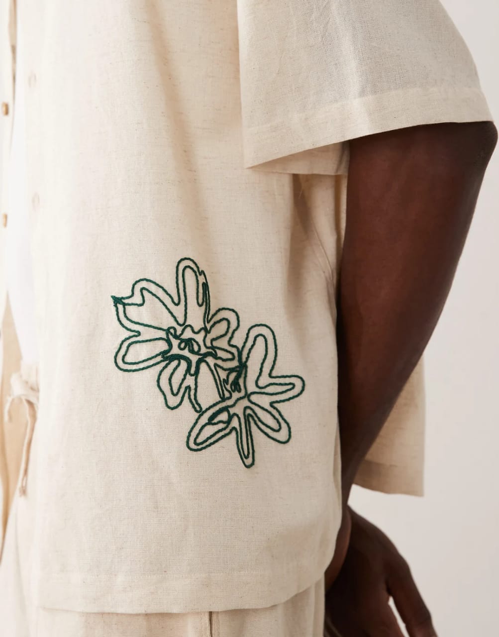 Oversized Embroidered Shirt