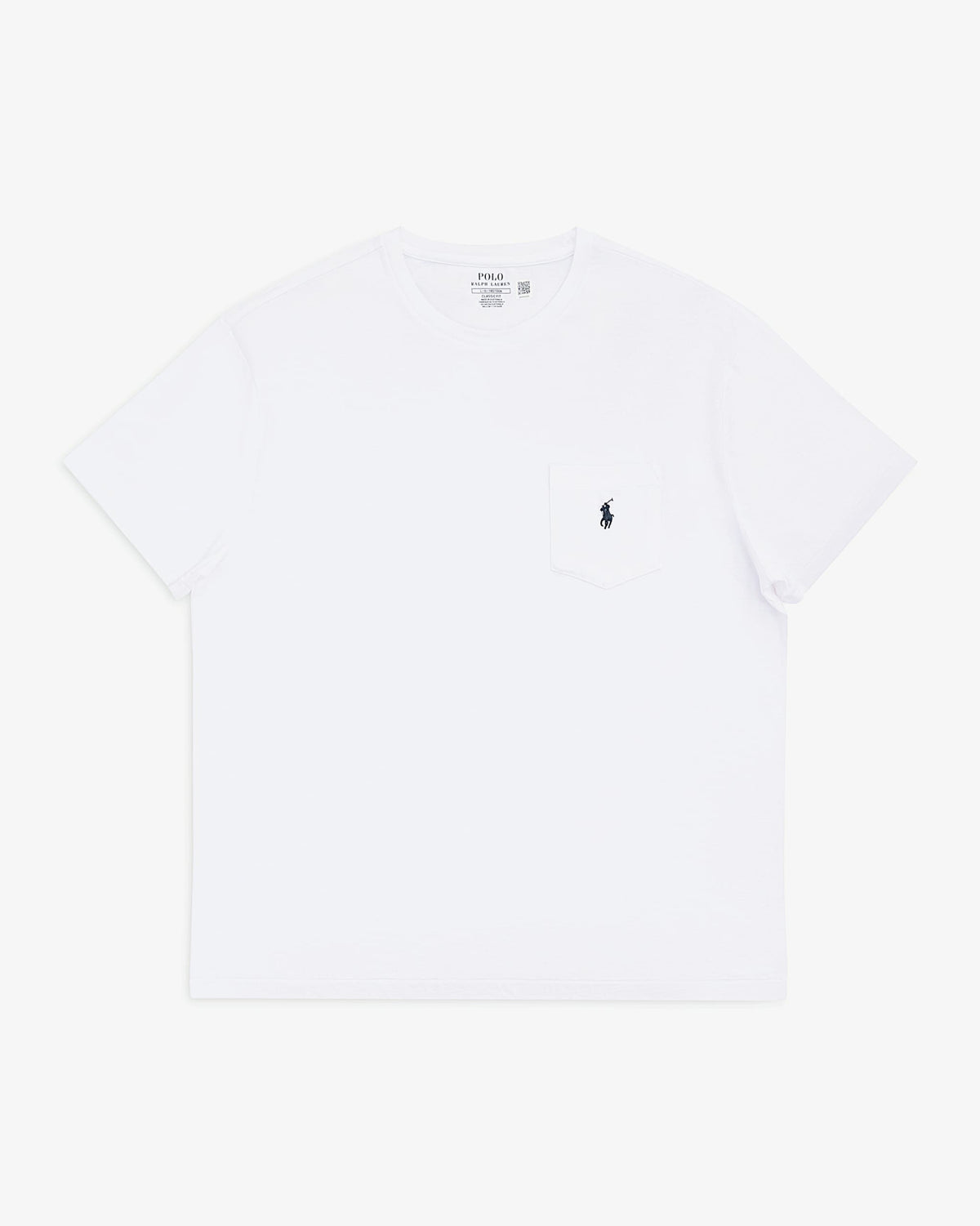 Polo Ralph Lauren White T Shirt  With Pockets