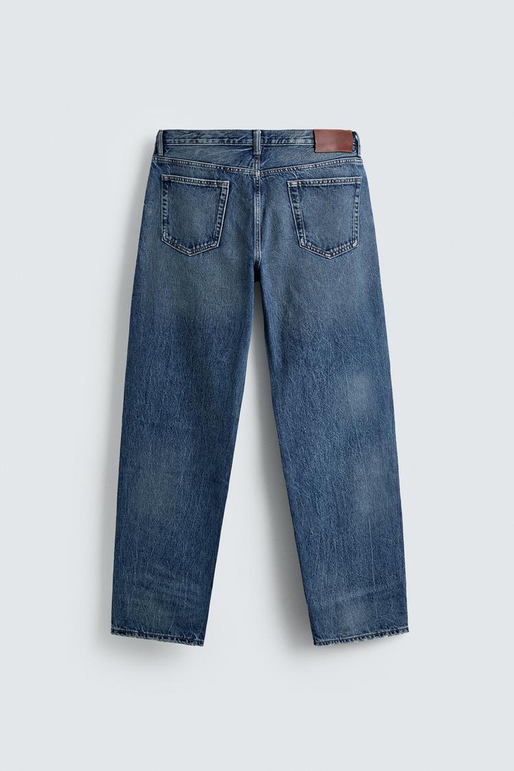 Zara Relaxed Straight Fit Denim Pant