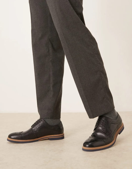 Asos Black Brogues Shoes
