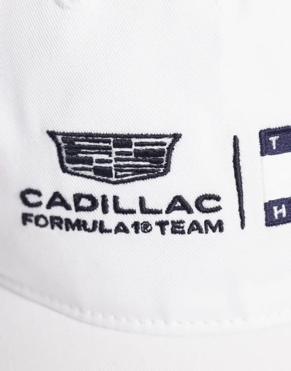 Tommy x Cadillac F1® Team White Dual-Logo Baseball Cap