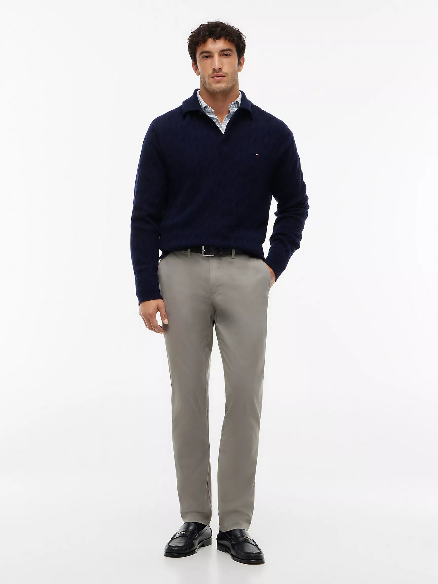 Tommy Hilfiger Slim Fit Chinos Pant In Grey