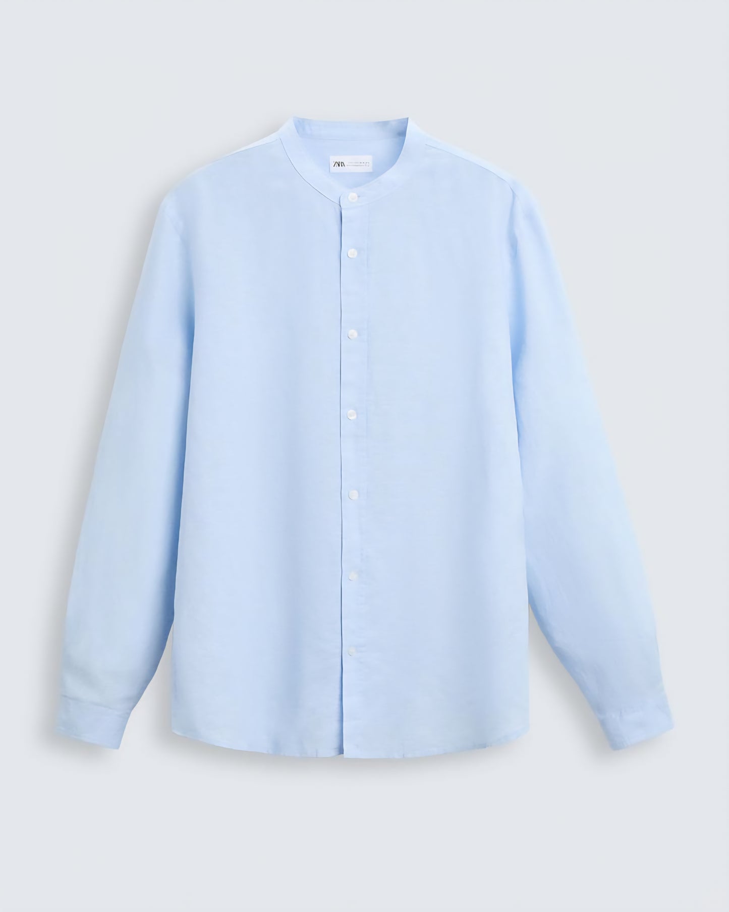 Zara Blue Oxford Cotton Shirt