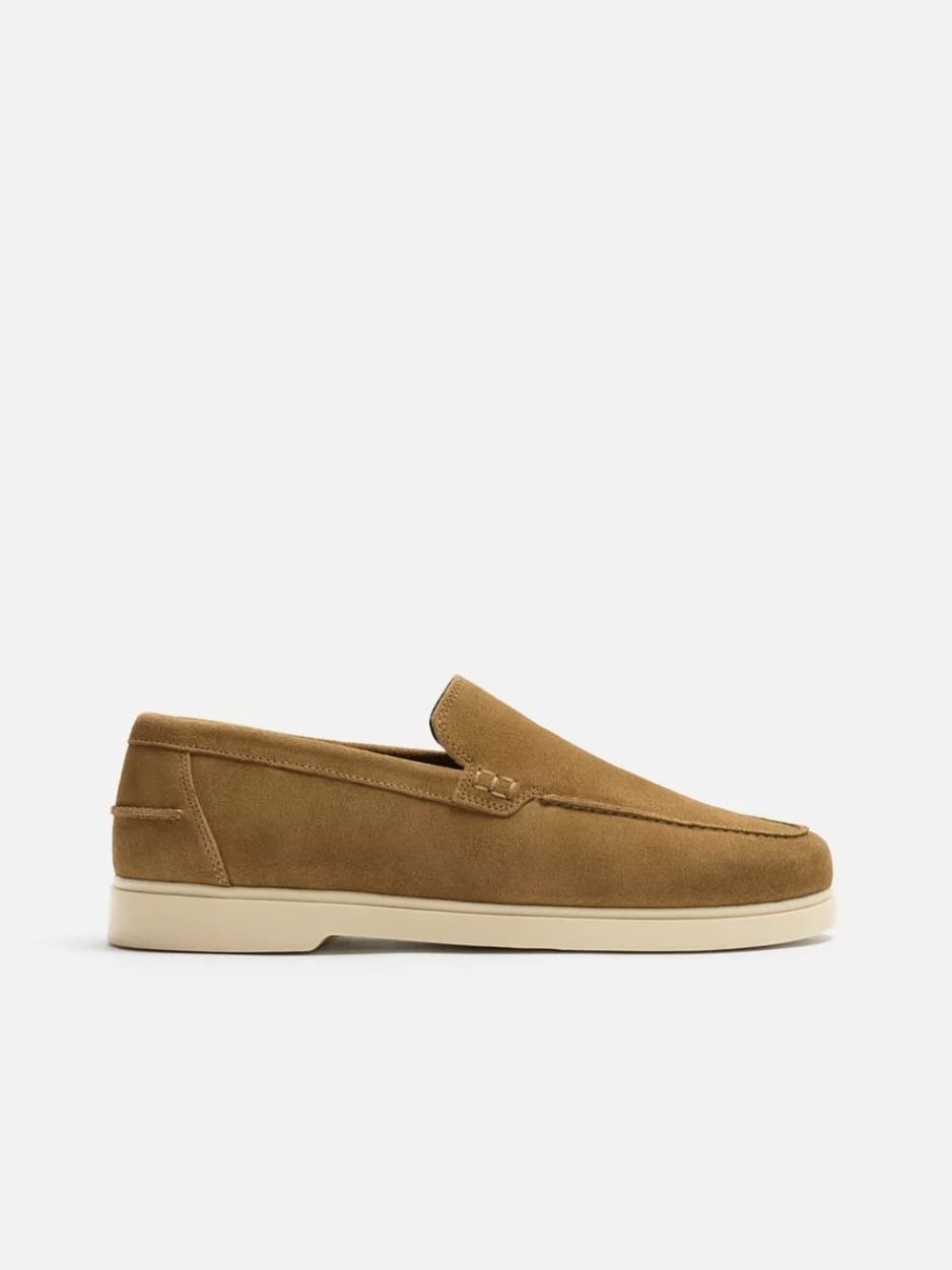 Zara Casual Leather Loafers