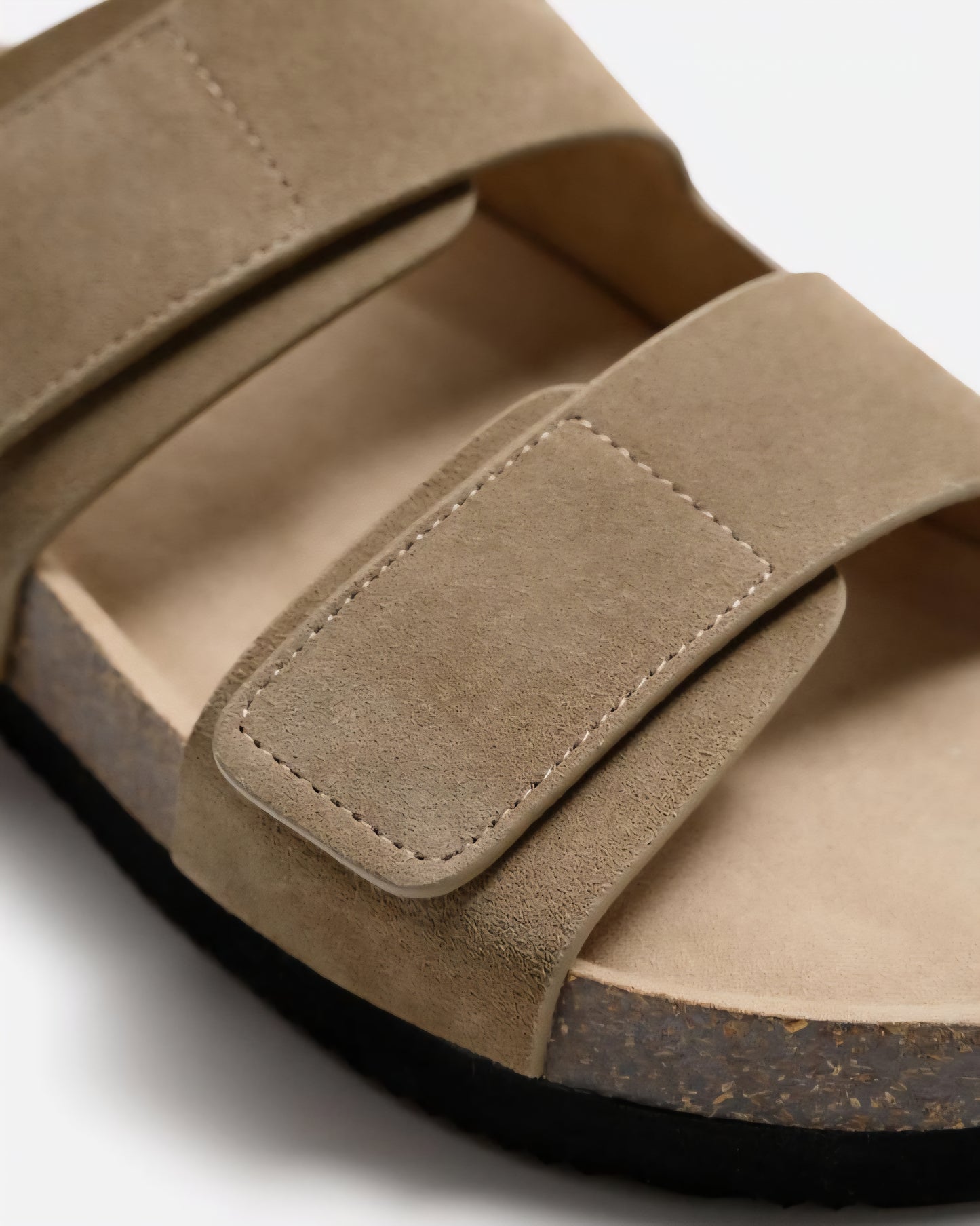 Zara Double Strap Leather Sandals