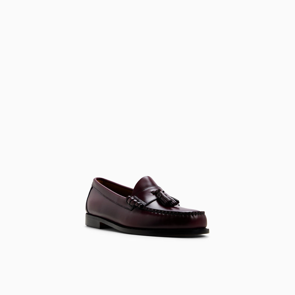 G.H.BASS Lennox Tassel Weejuns Leather Loafers in Wine
