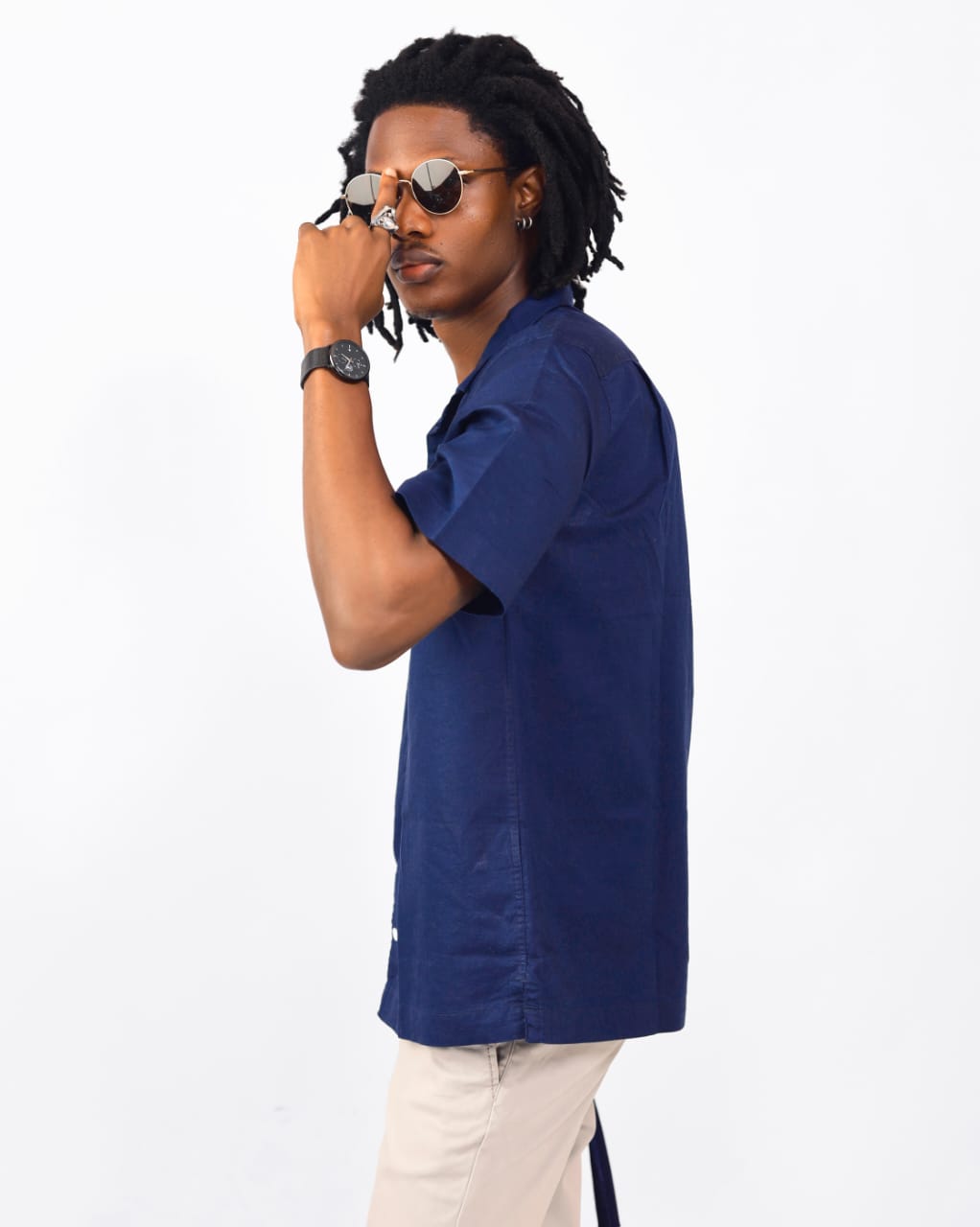 Tommy Hilfiger Linen-Blend Camp Shirt