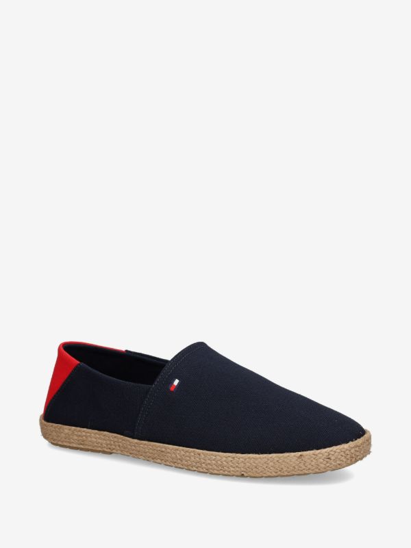 Tommy Hilfiger Flag Embroidery Canvas Espadrilles