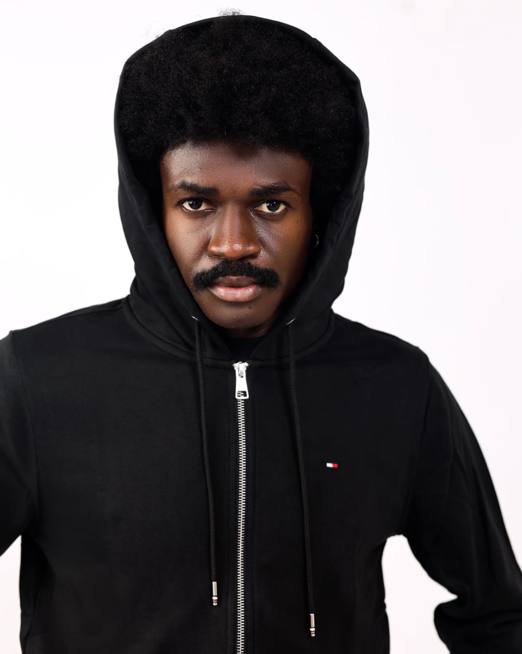Tommy Hilfiger Black Zip-Through Hoodie