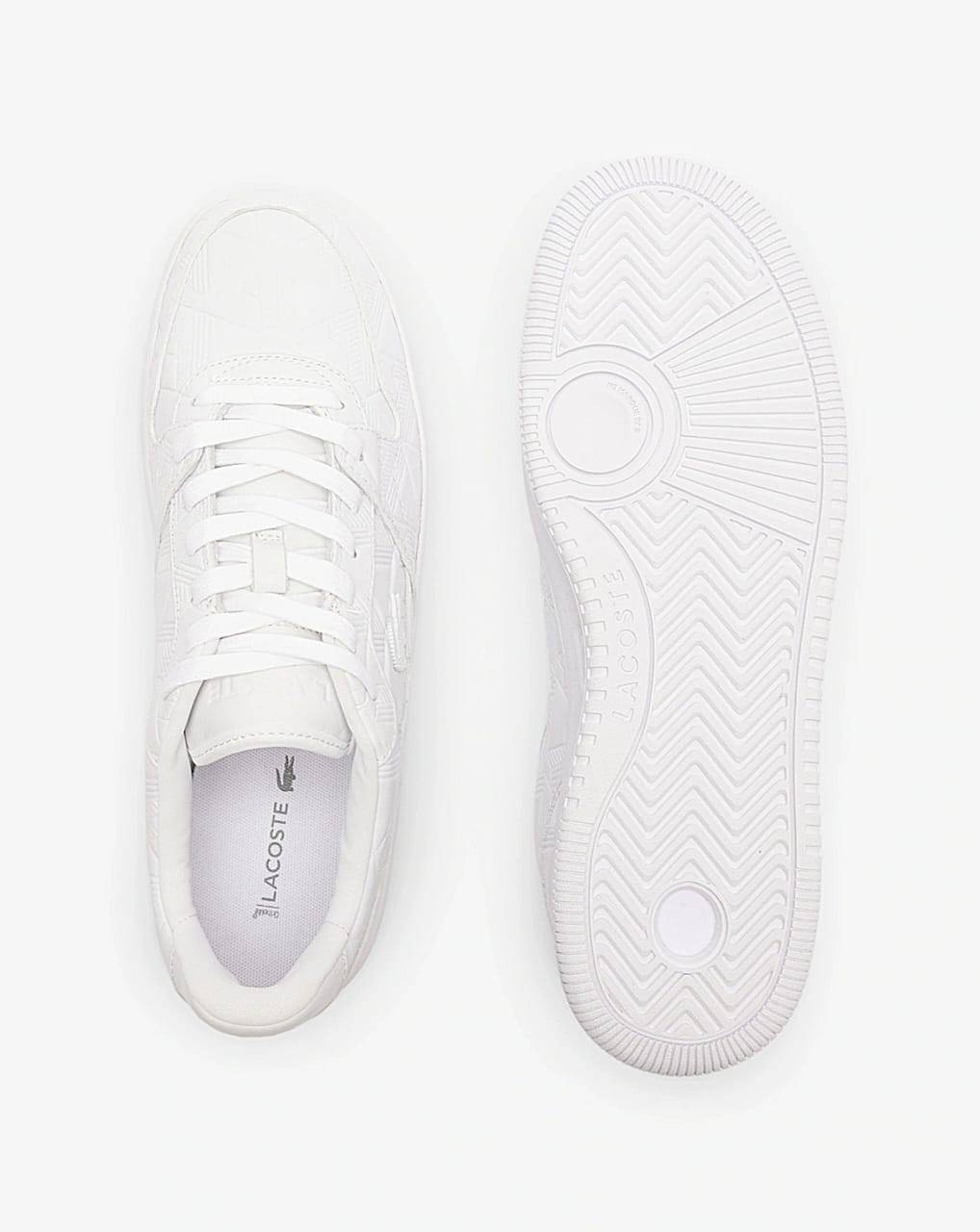 Lacoste L001 Set Monogram Sneakers in White