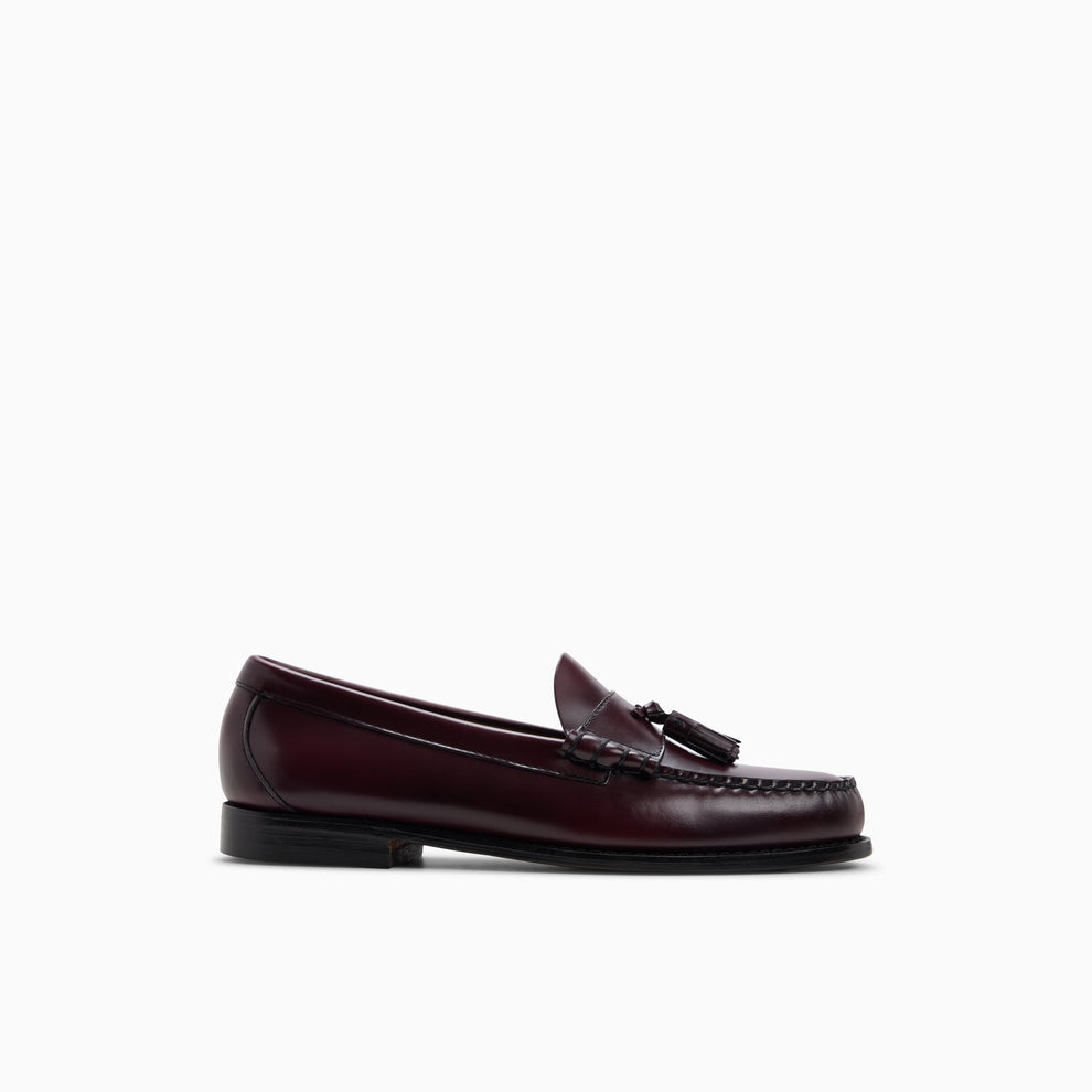 G.H.BASS Lennox Tassel Weejuns Leather Loafers in Wine