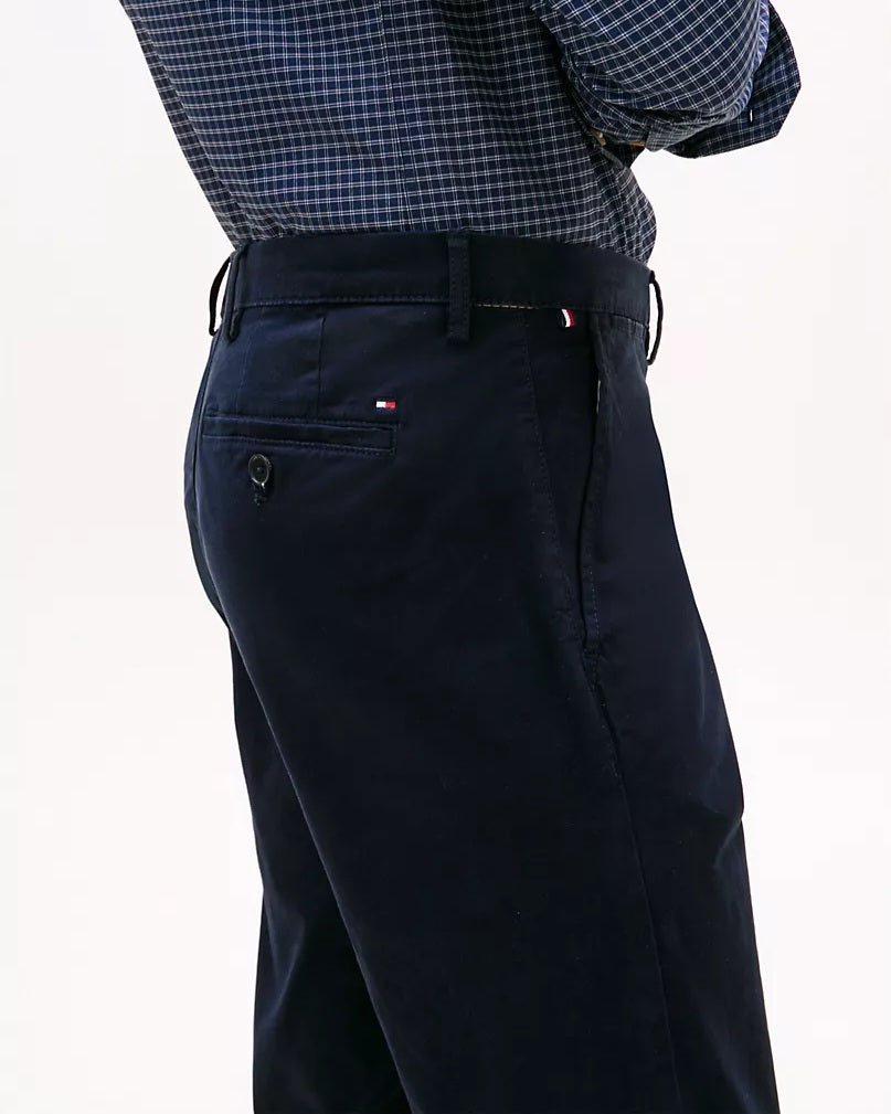 Tommy Hilfiger Navy Straight-leg Chinos Pants