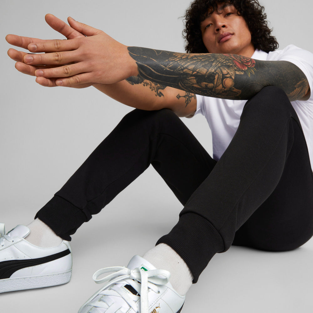 Puma Essential Logo Sweatpants TR In Black