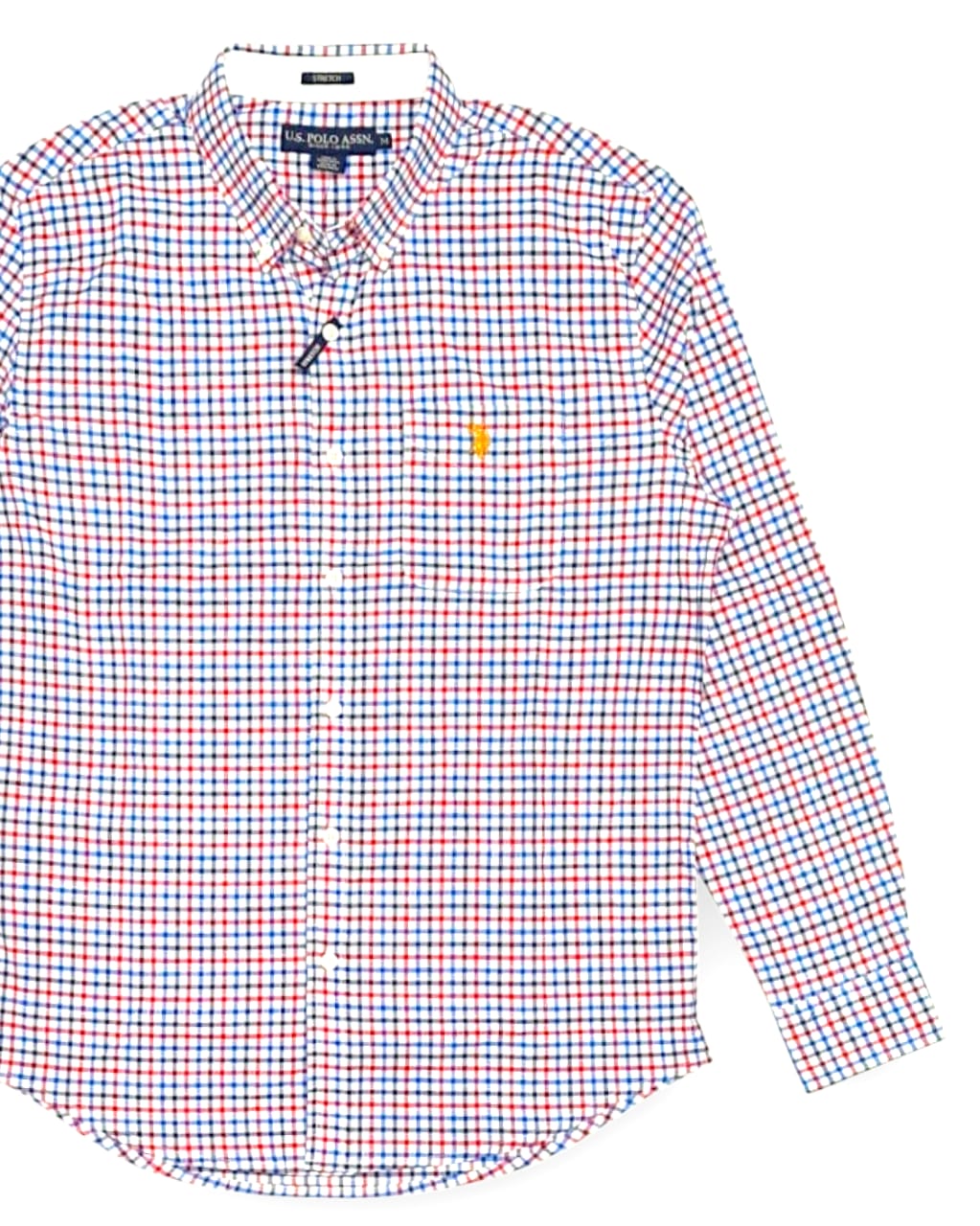 Plaid Button-Down Down Shirt