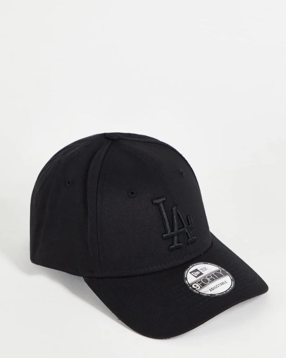 Los Angeles Black Dodgers Baseball Cap with Black Logo