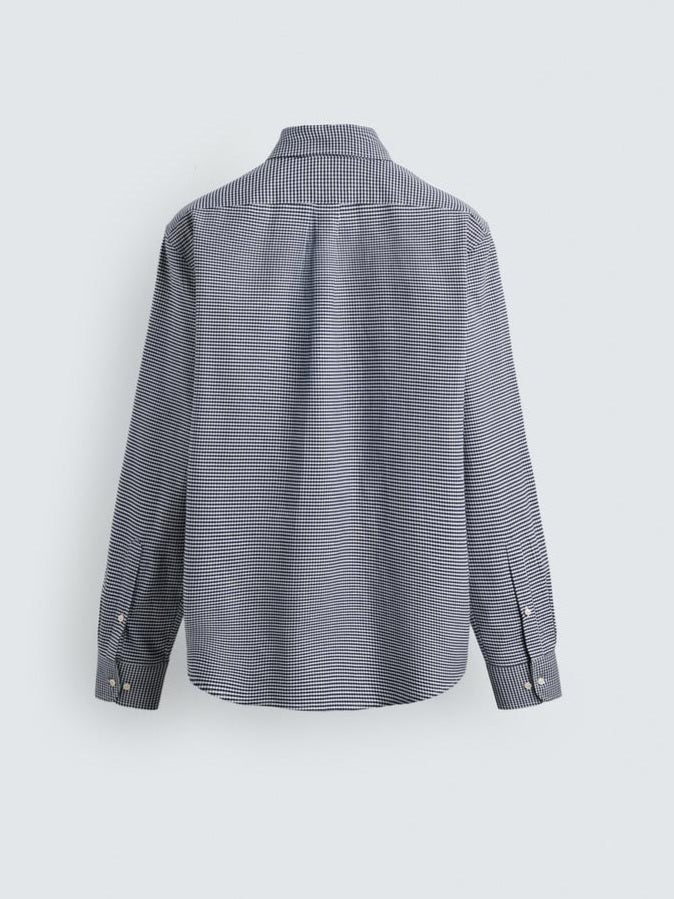 Zara Regular Fit Cotton Checks Shirt