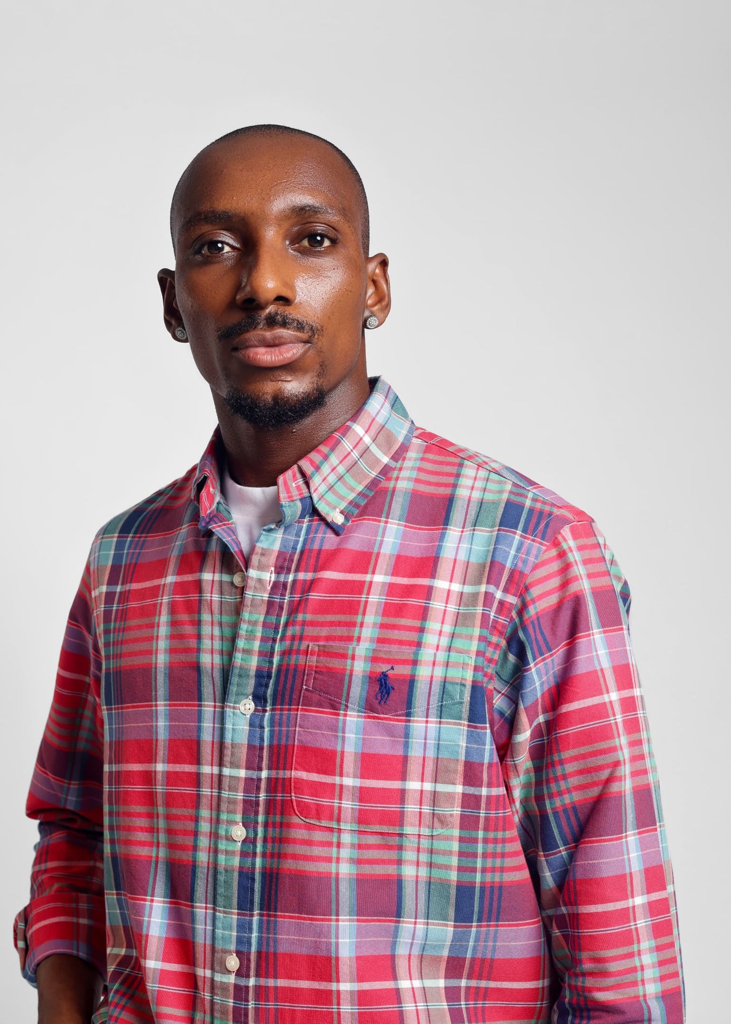 Regular Fit Plaid Oxford Shirt