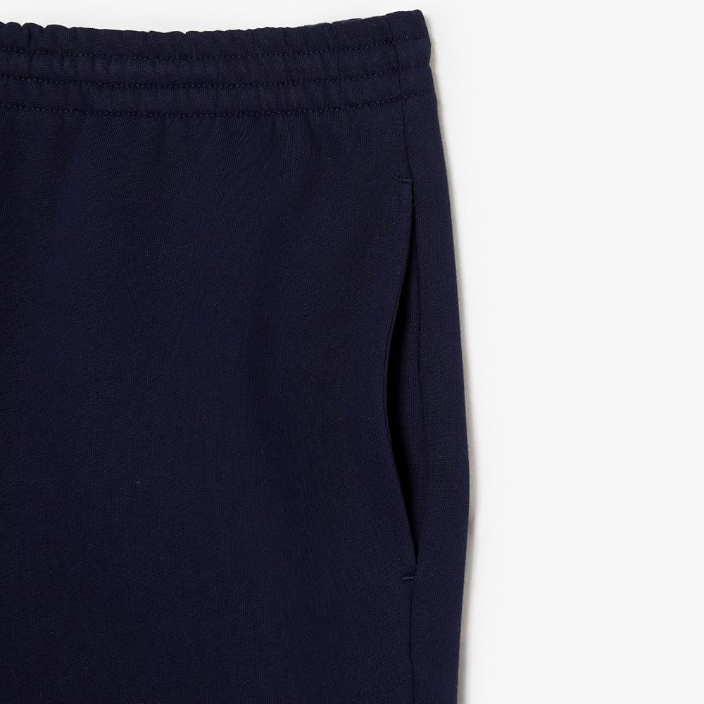 Lacoste Regular Fit Fleece Short In Navy