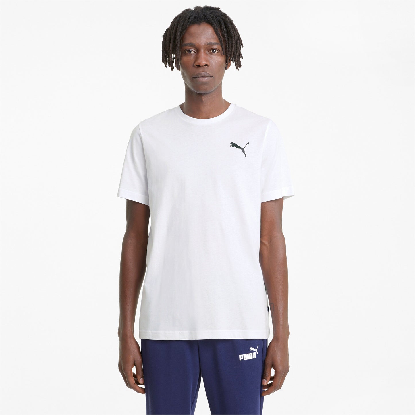 Puma Regular Fit Cotton Essential Small Logo T-Shirt.