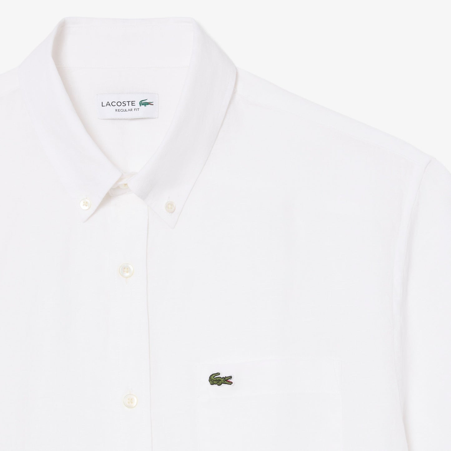 Lacoste Regular Fit Linen Shirt