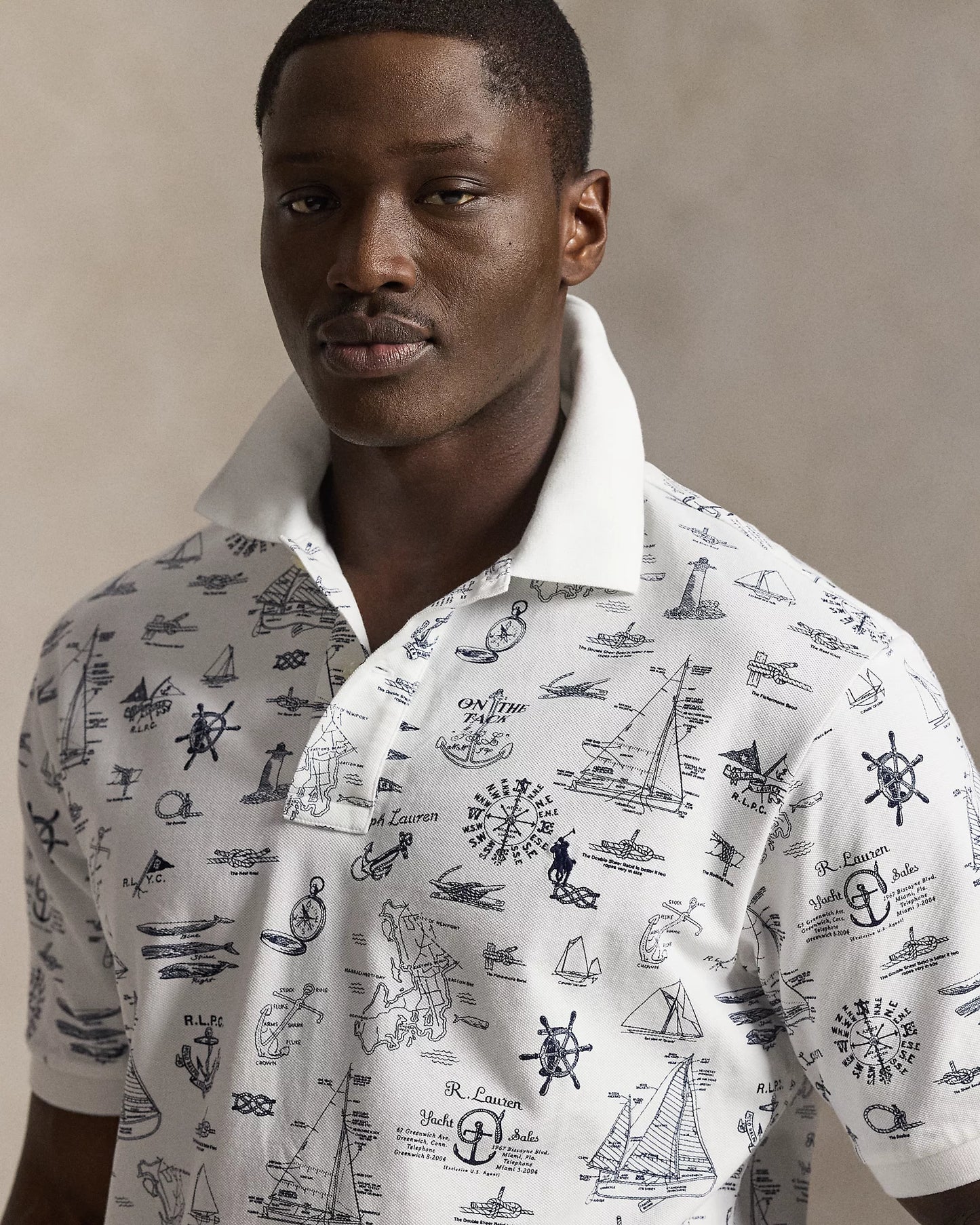 Ralph Lauren Classic Fit Nautical Mesh Polo Shirt