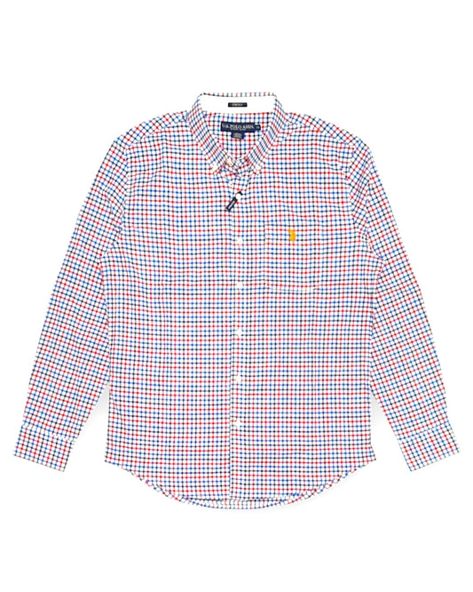 Us Polo Assn Plaid Button-Down Down Shirt