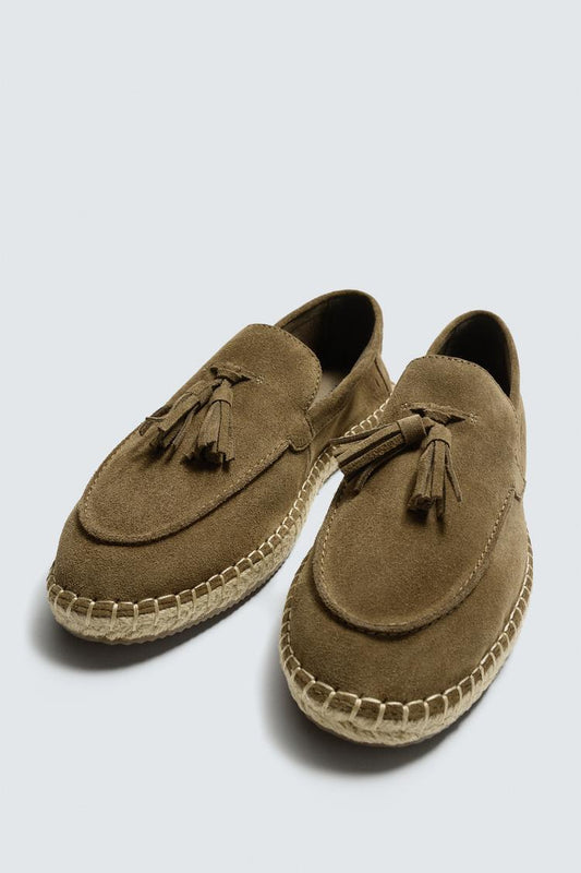 Zara Casual Leather Tassel Loafer