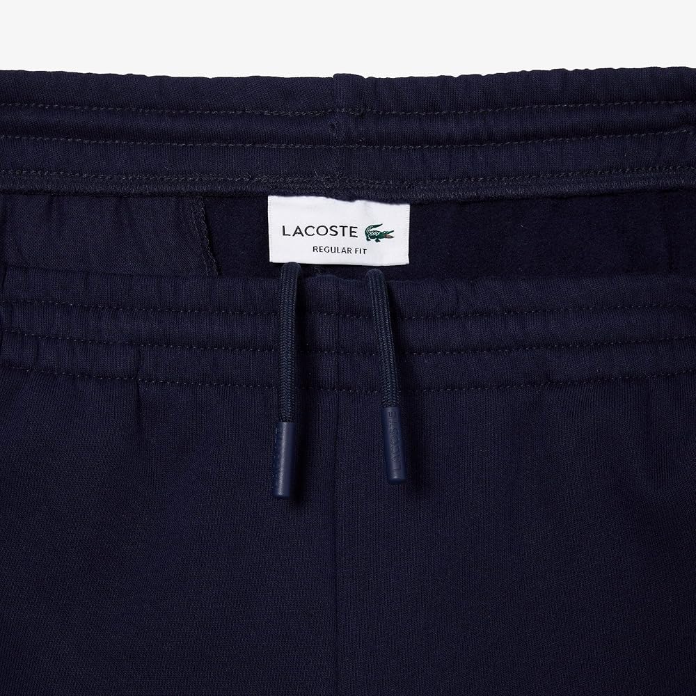 Lacoste Regular Fit Fleece Short In Navy