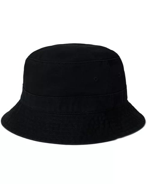Black Twill Bucket Hat
