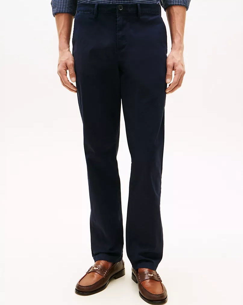 Tommy Hilfiger Navy Straight-leg Chinos Pants
