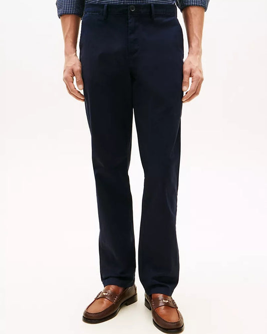 Tommy Hilfiger Navy Straight-leg Chinos Pants