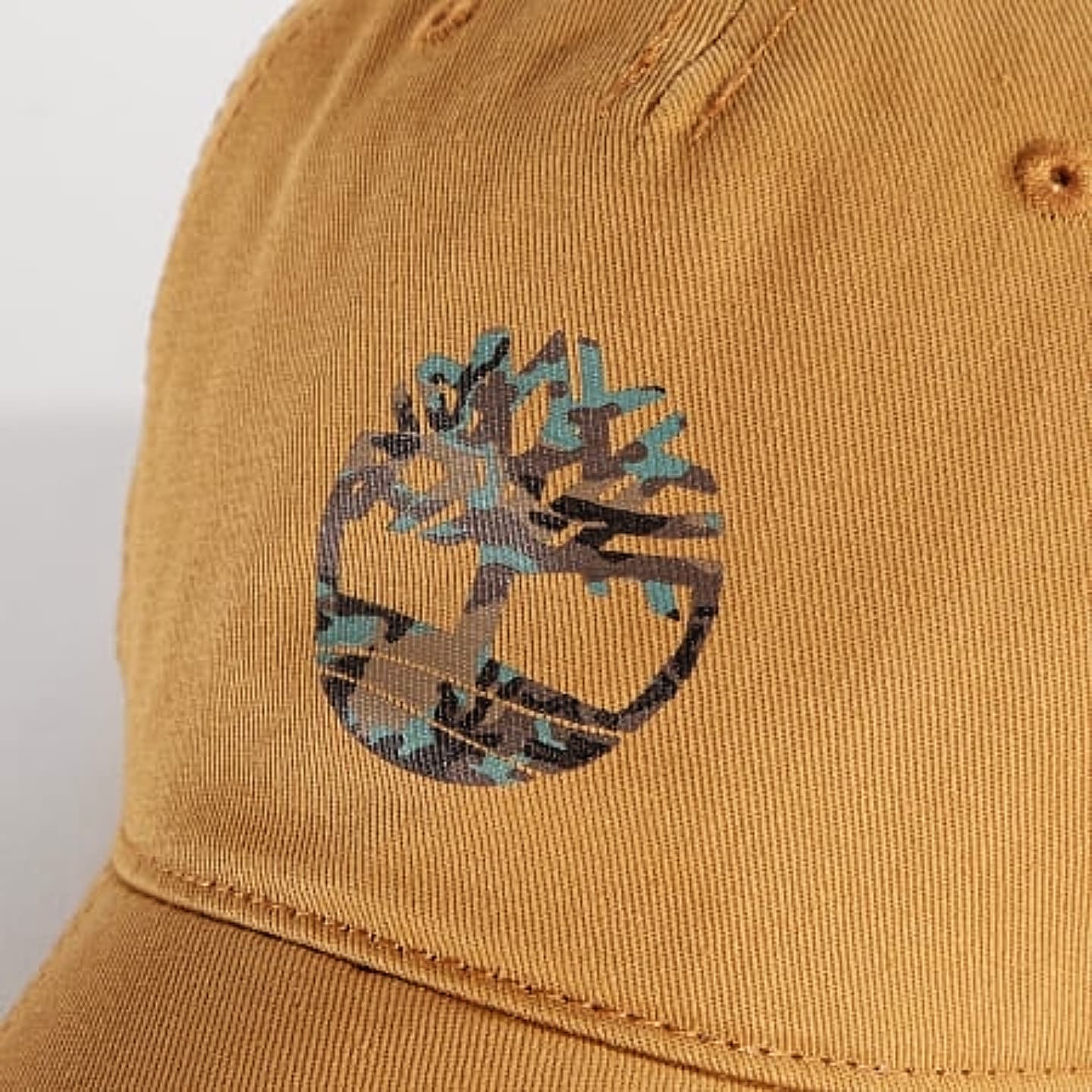 Timberland - Camo Tree Logo Cap in Wheat Tan