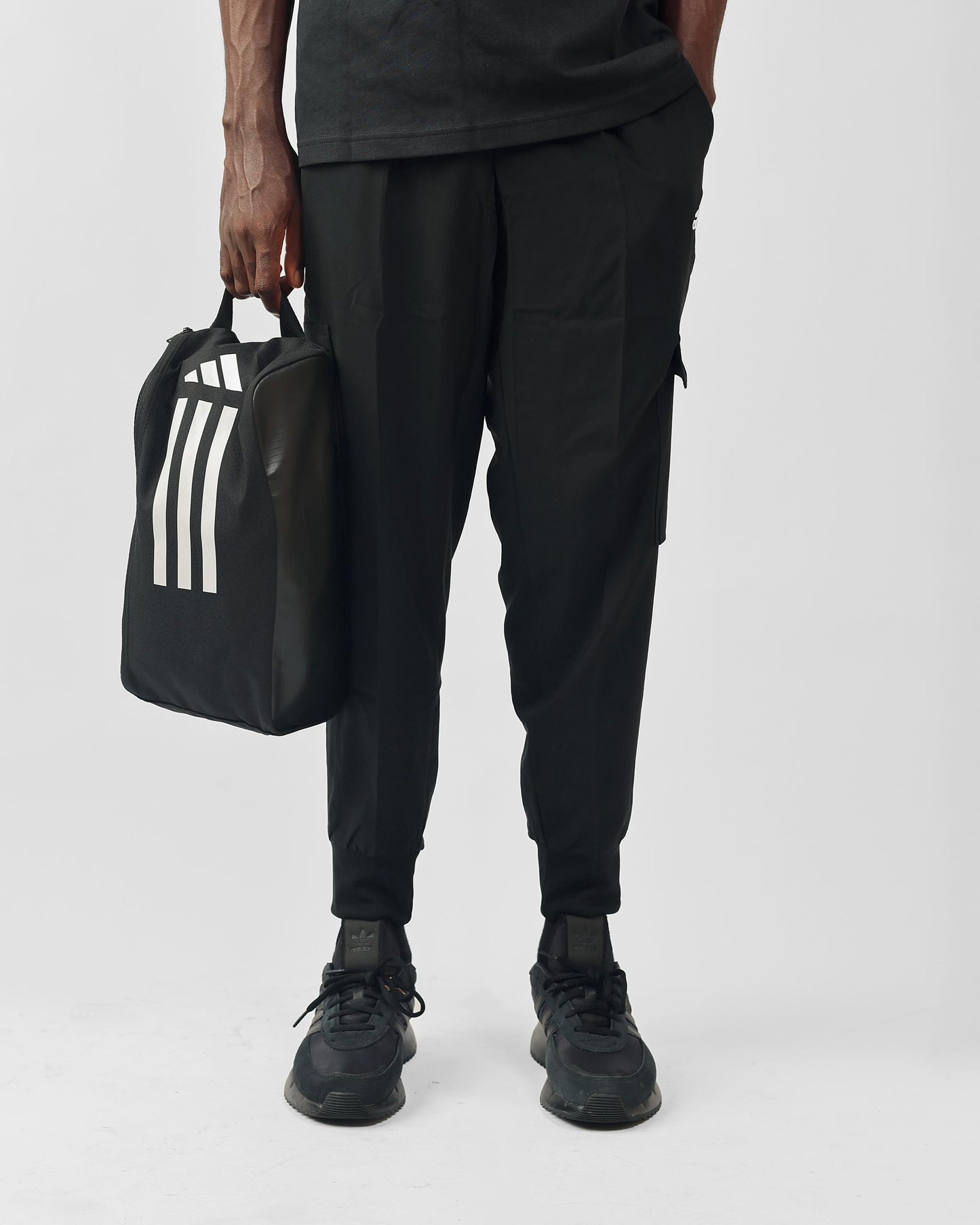 Adidas Black Essential Cargo Pants