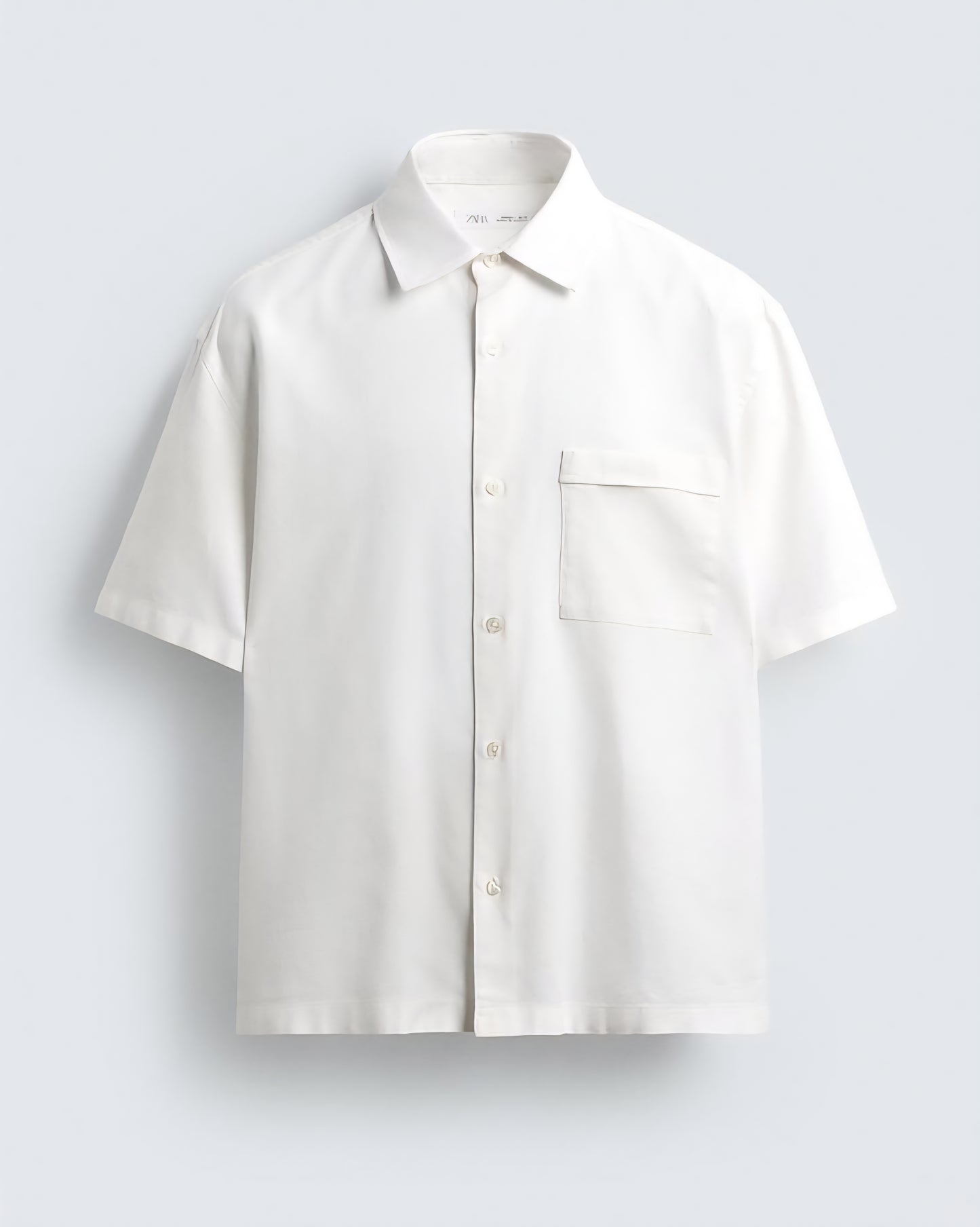 Zara Short Sleeve Cotton/Linen Shirt