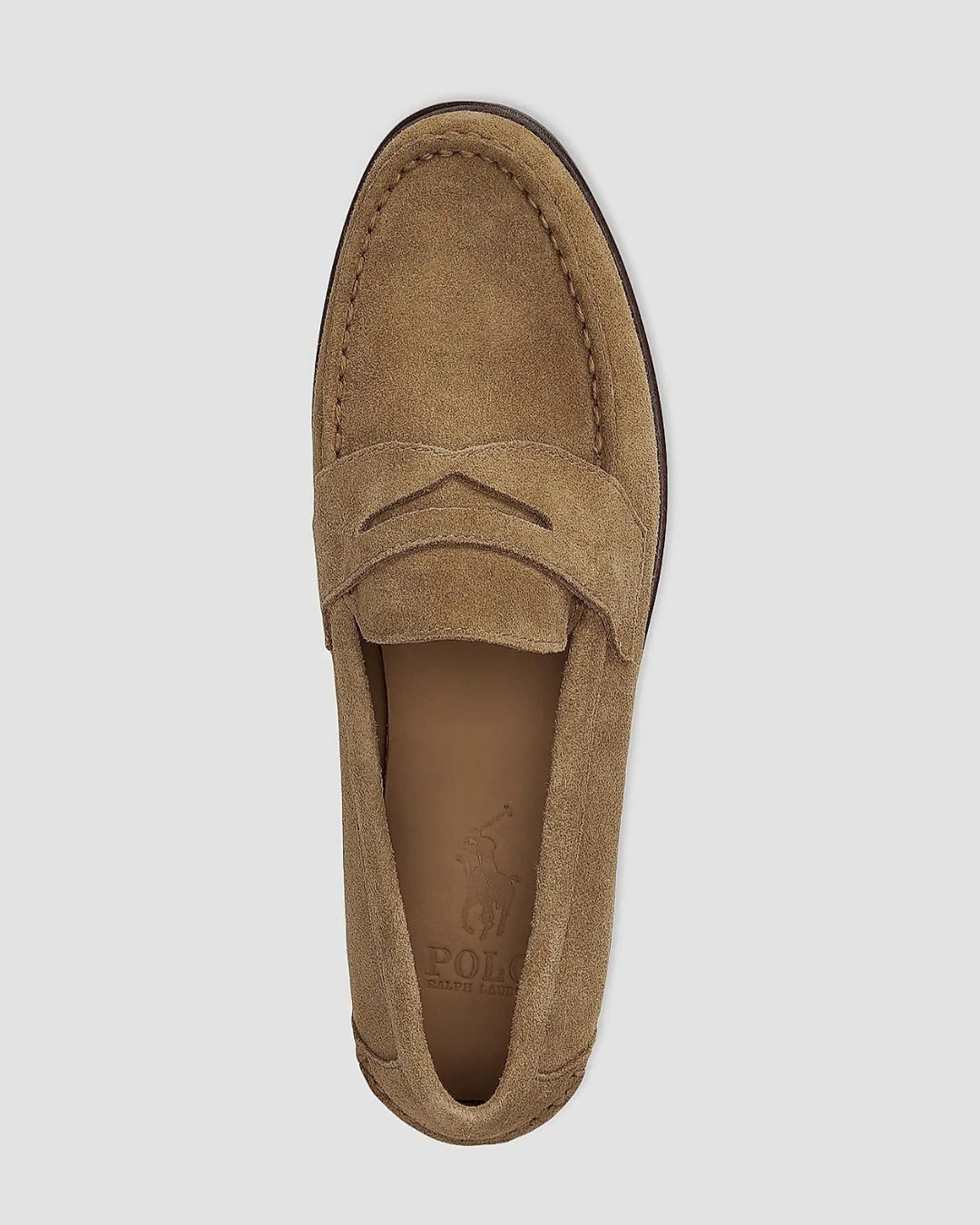 Ralph Lauren Alston Suede Penny Loafers