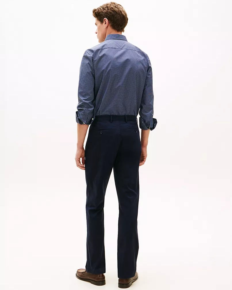 Tommy Hilfiger Navy Straight-leg Chinos Pants