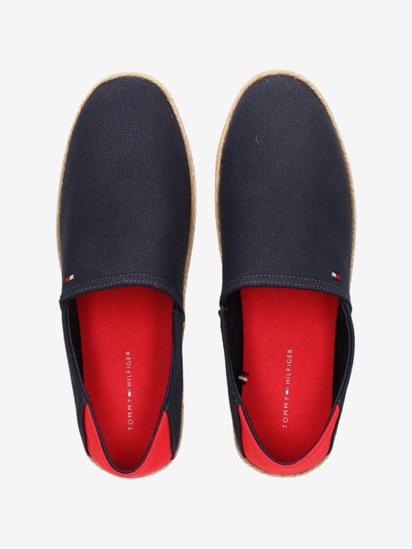 Tommy Hilfiger Flag Embroidery Canvas Espadrilles