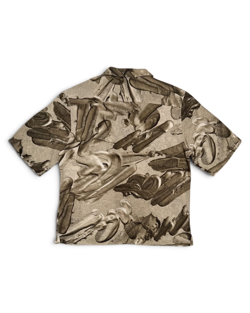 Topman Relaxed Fit Metal Print Shirt