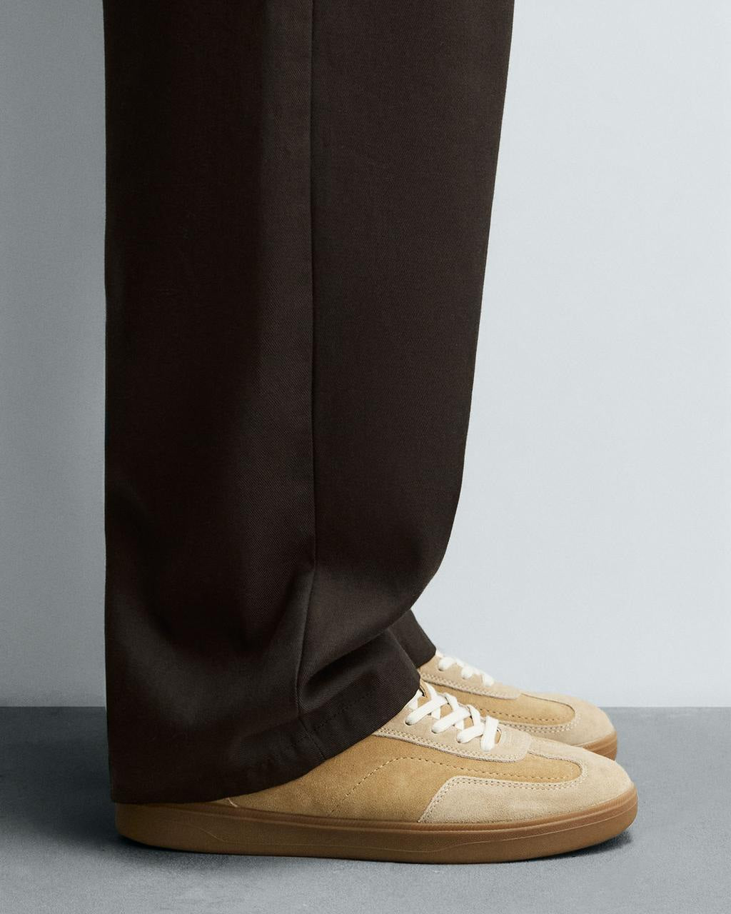 Zara Leather Trainers