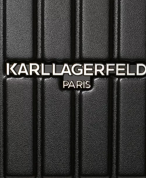 Karl Lagerfeld Paris Black Upright Luggage