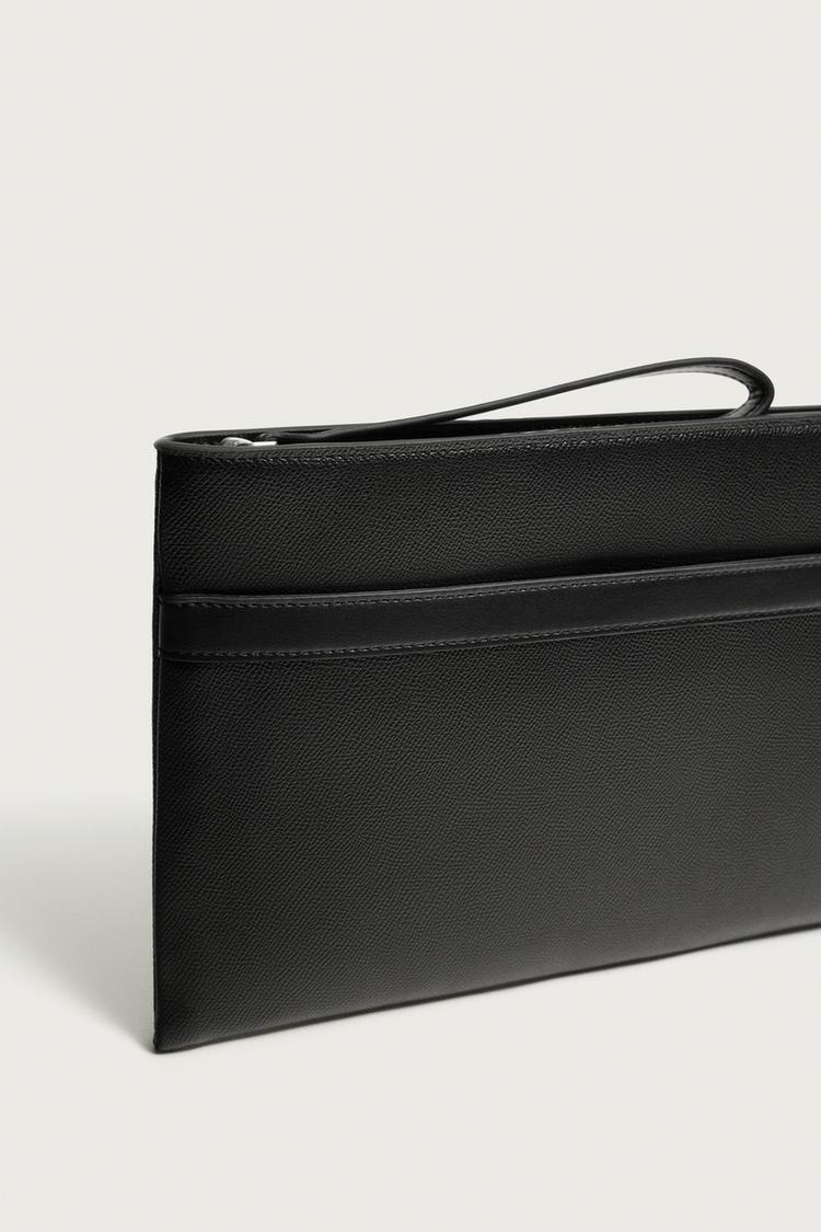Zara Contrast Clutch Bag