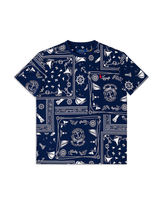 Ralph Lauren Classic Fit Nautical Bandanna T-Shirt