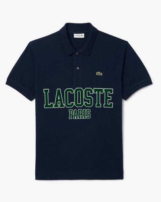 Lacoste Navy Pique Polo Shirt