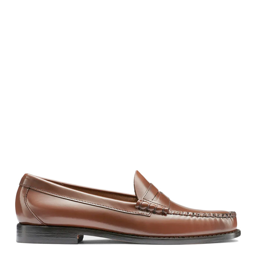 G.H.BASS Weejuns Larson Leather Loafers in Cognac Brown