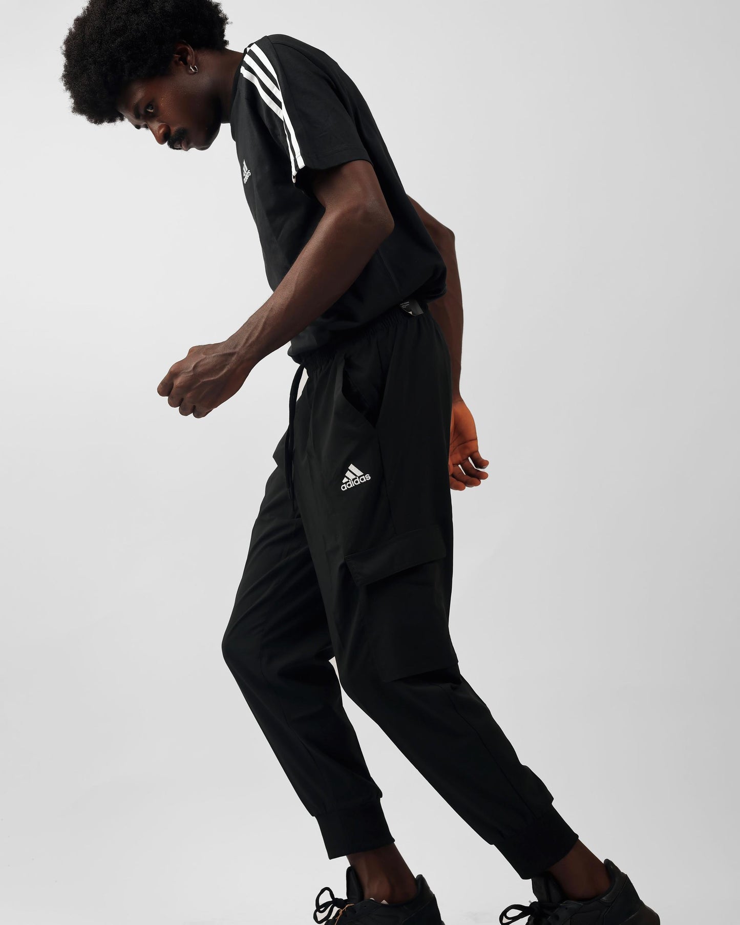 Adidas Black Essential Cargo Pants