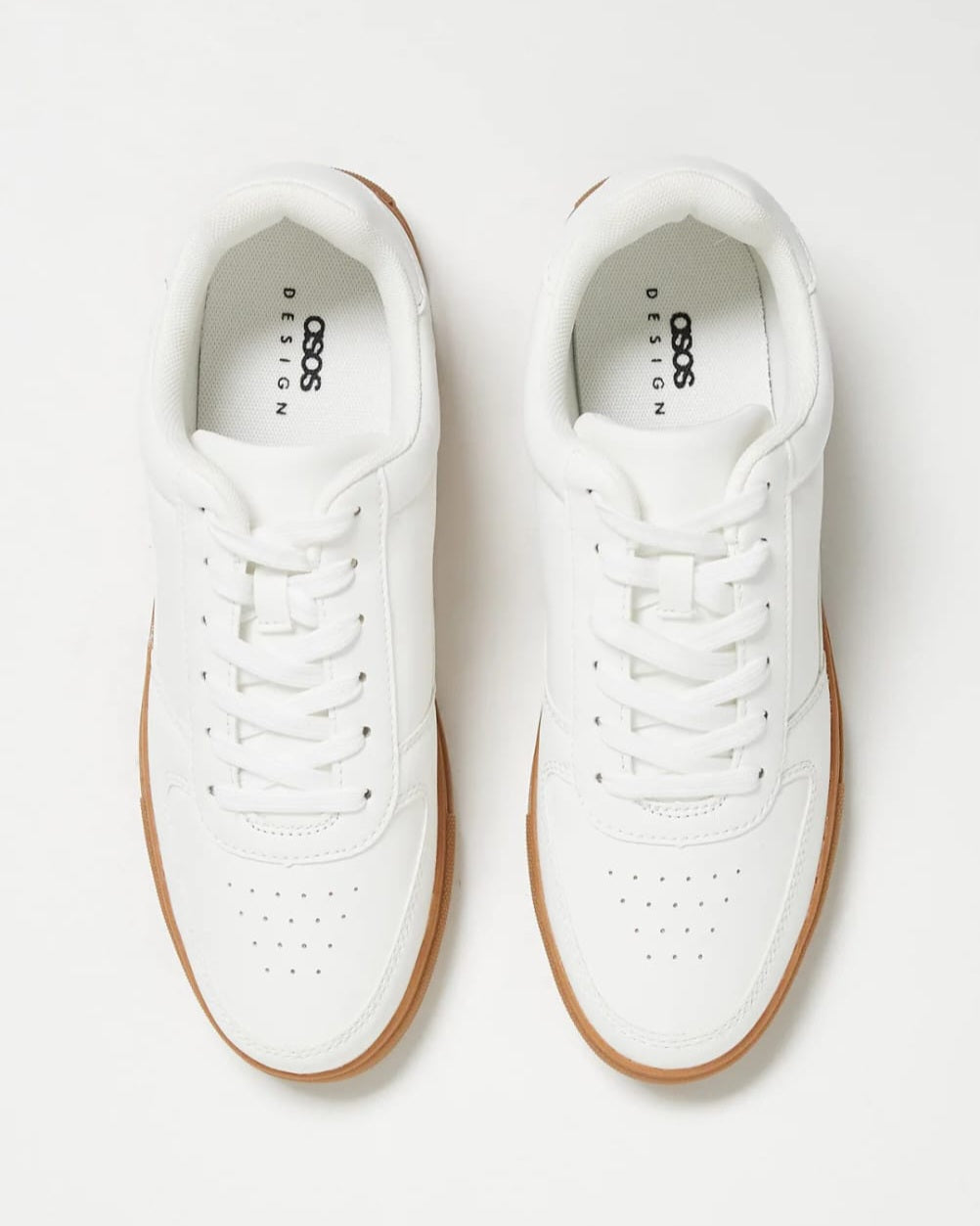 Asos White Panelled Trainers