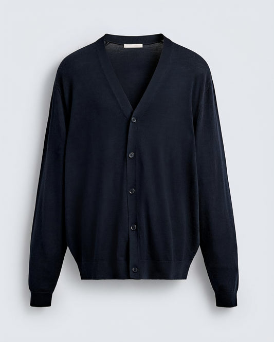 Zara Navy Lightweight Cardigan