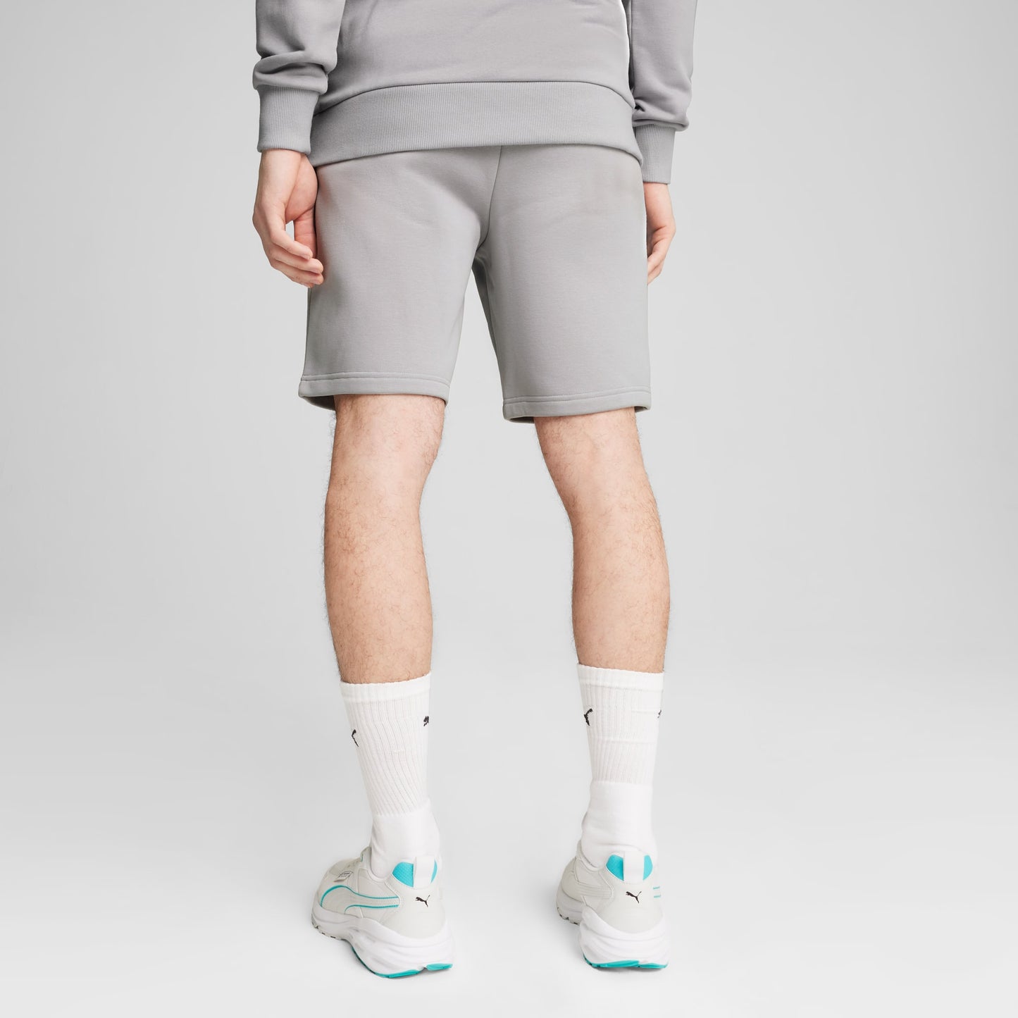 Puma X BMW Petronas Regular Fit Shorts In Grey